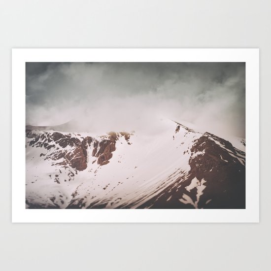 Into the mountains II Art Print