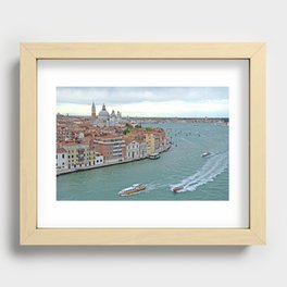 Venetian Sail Away Recessed Framed Print