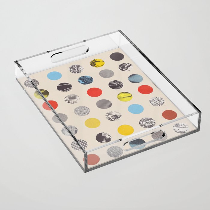 Paper Pattern / Circles Acrylic Tray