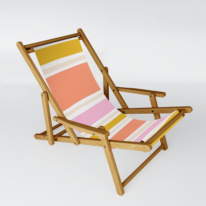 del mar, 70's stripes Sling Chair