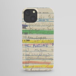 Library Card 3503 Exploring the Moon iPhone Case