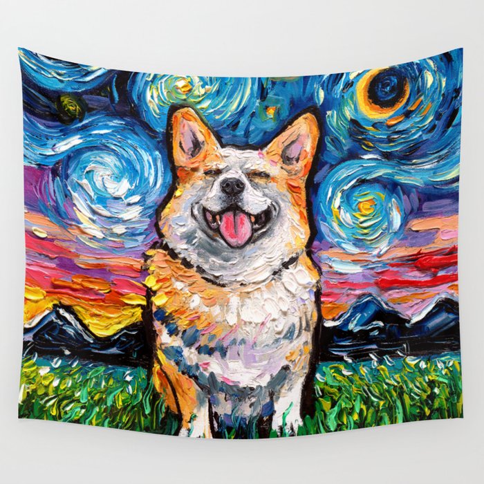 Corgi tapestry shop