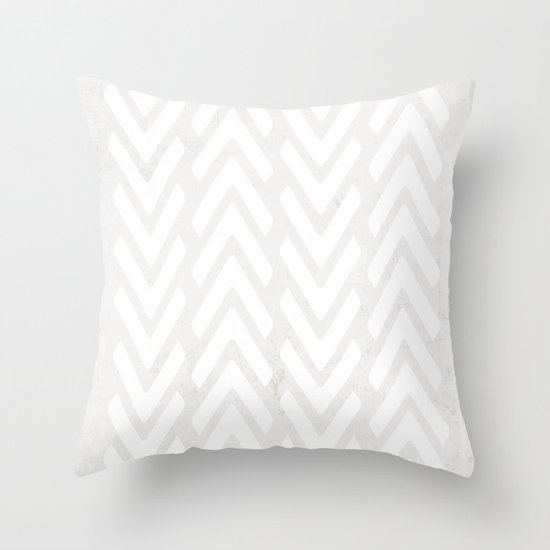 Chevron Tracks Throw Pillow