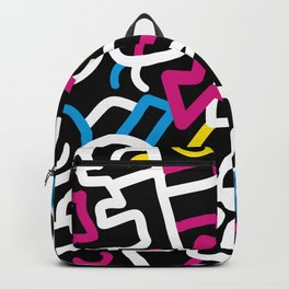 Mazed and Confused Backpack | Artistinspired, Maze, Niece, Grafitti, Amazed, Illustration, Pop Art, Haring, Pattern, Graffiti 