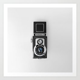 Retro old school camera iphone case Art Print