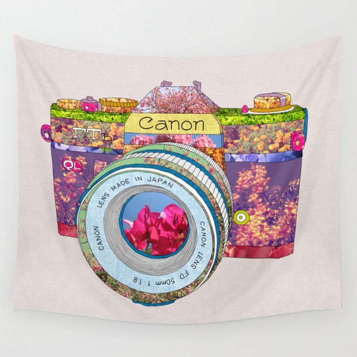 FLORAL CAN0N Wall Tapestry
