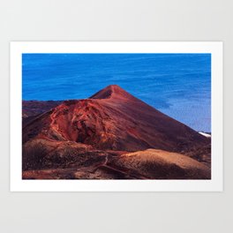 Teneguia Volcano in La Palma Art Print