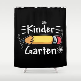 Kindergarten Pencil Shower Curtain