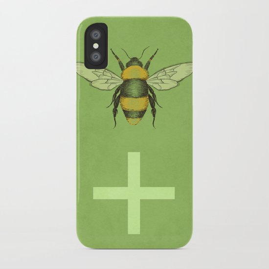 Bee Positive iPhone Case
