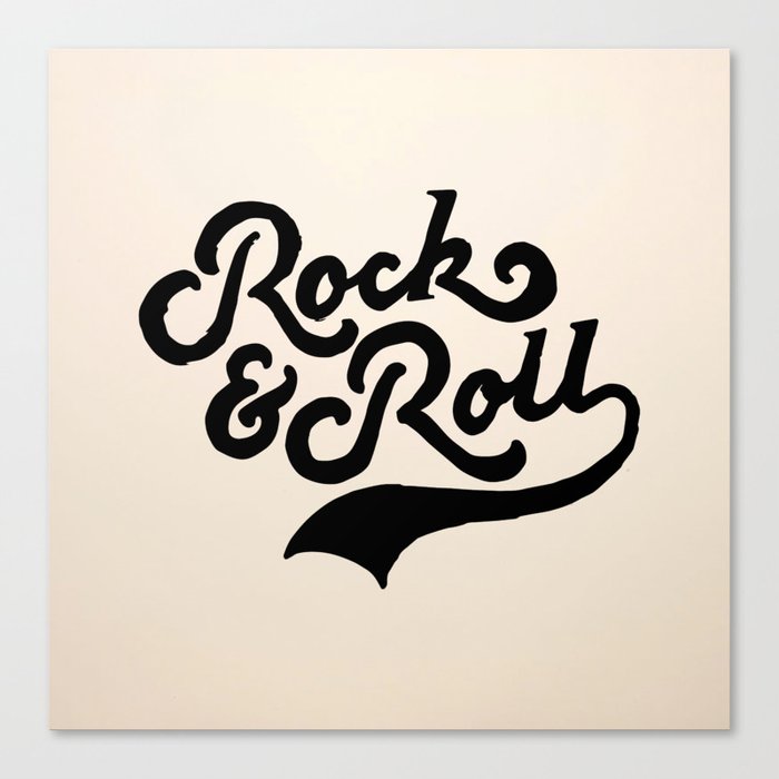 Rock and Roll! Canvas Print