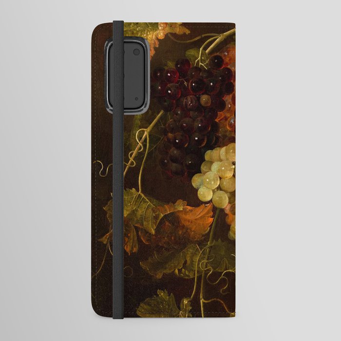 Grapes with a Blue Ribbon by Harmen Loeding Android Wallet Case