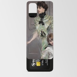Madame Georges Hugo and her son Jean, 1898 by Giovanni Boldini Android Card Case