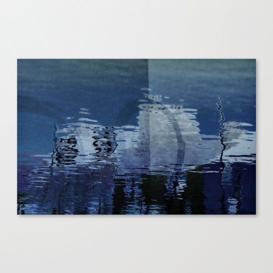 Abstract Blue Canvas Print