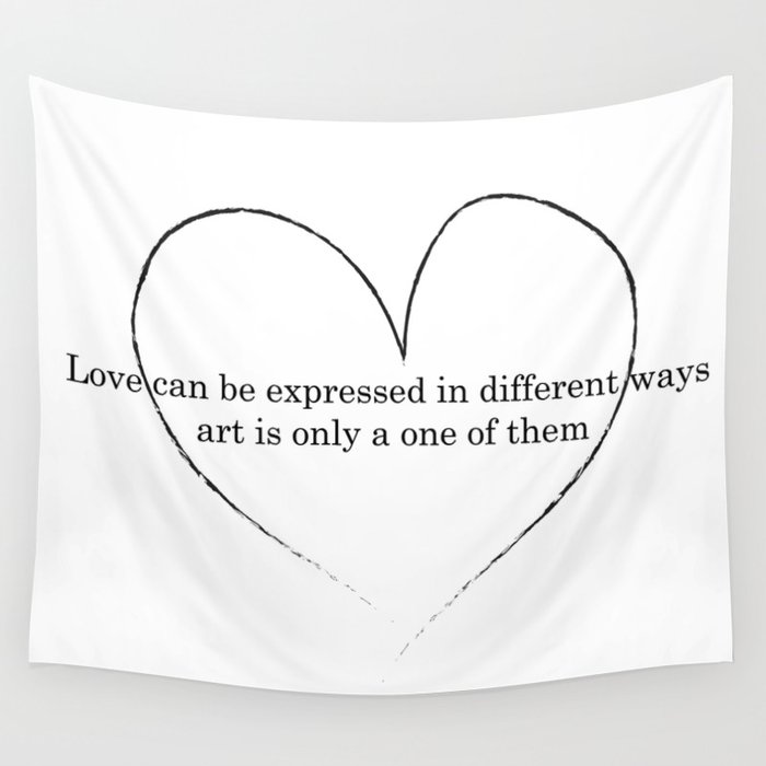 Love and art Wall Tapestry
