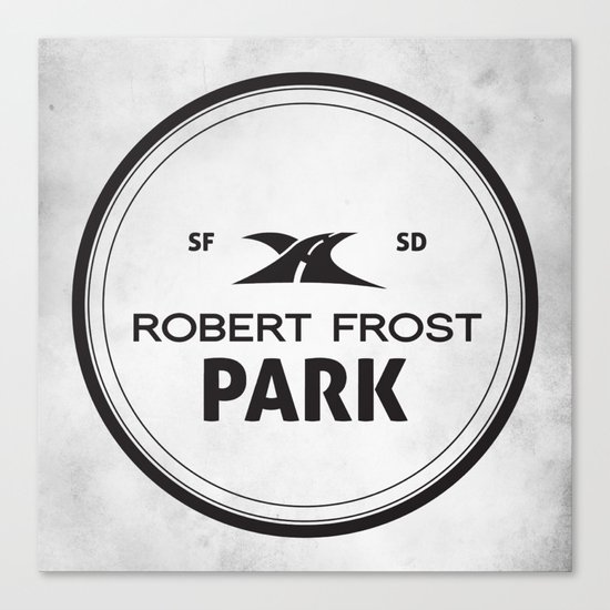 Robert Frost Park Canvas Print