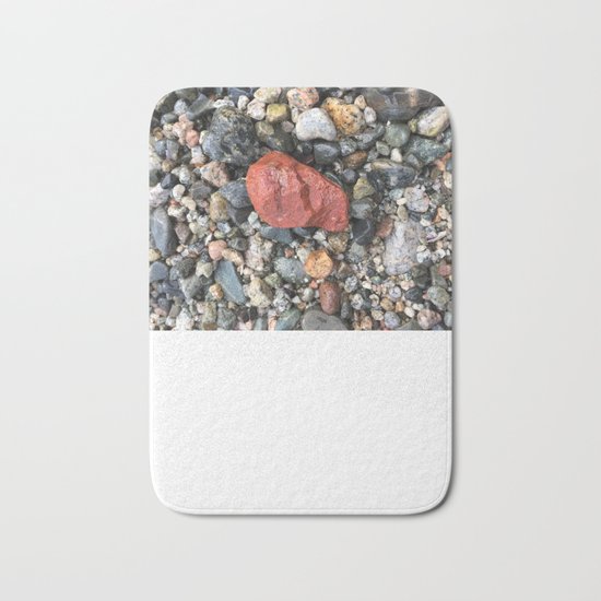 Little Rocks from the Beach Bath Mat
