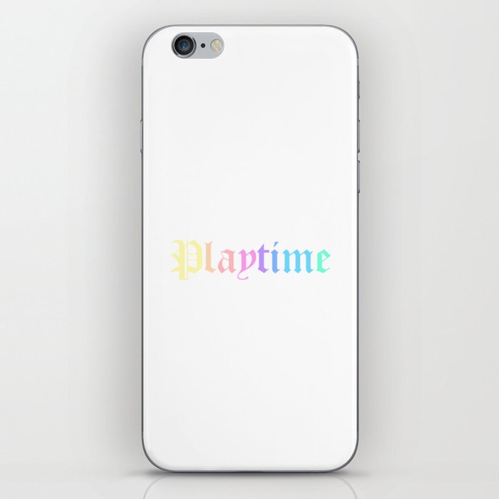 Pastel playtime iPhone Skin