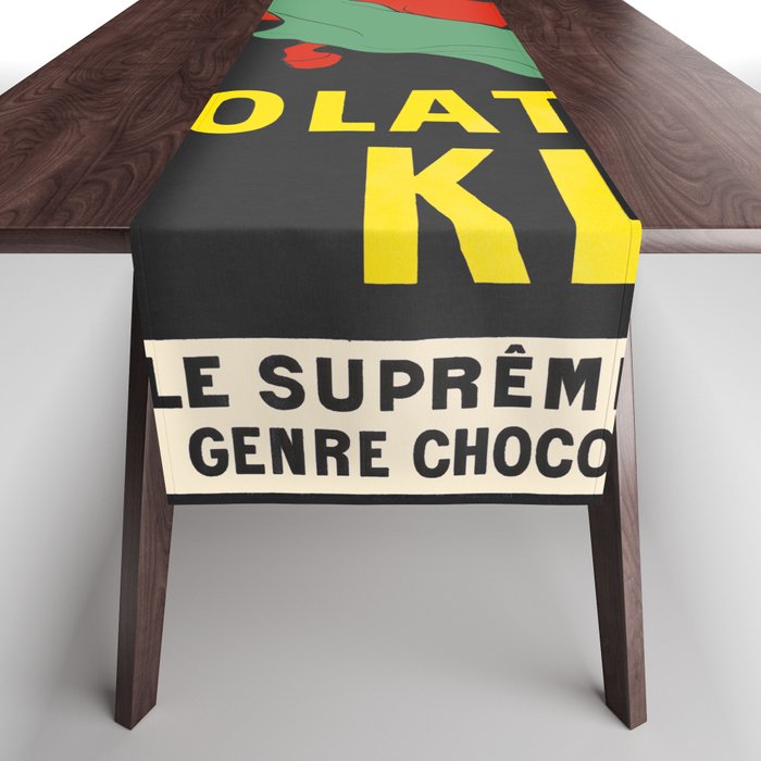 Chocolat Klaus by Leonetto Cappiello Table Runner