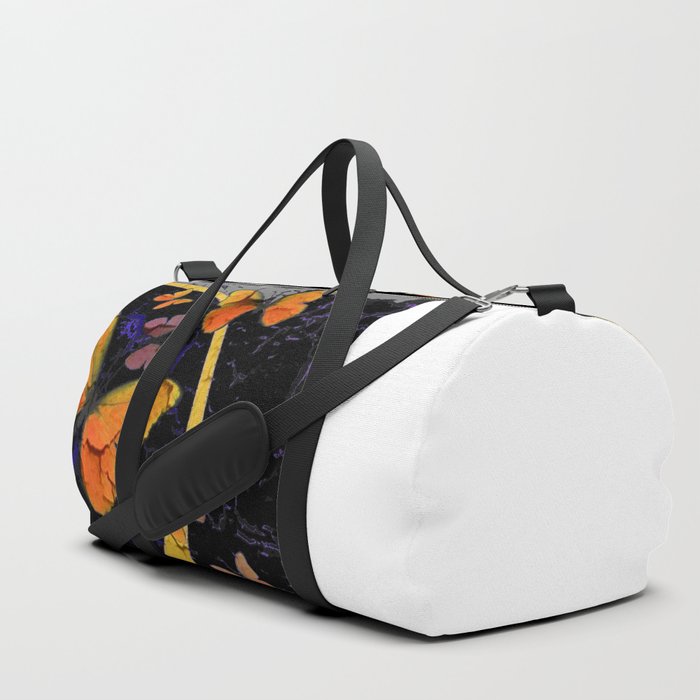 Shabby Chic Off The Wall Erflies Black Art Duffle Bag By Shabby Chic Off The Wall Erflies Black