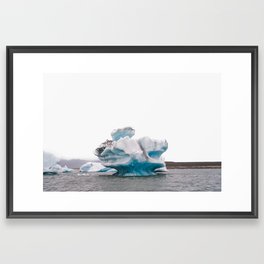 Jökulsárlón Glacier Lagoon - Iceland Framed Art Print