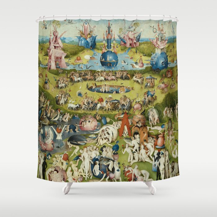 Hieronymus Bosch The Garden Of Earthly Delights Duschvorhang Hieronymus Bosch The Garden Of Earthly Delights Duschvorhang