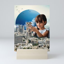 Jenga Tel Aviv Mini Art Print