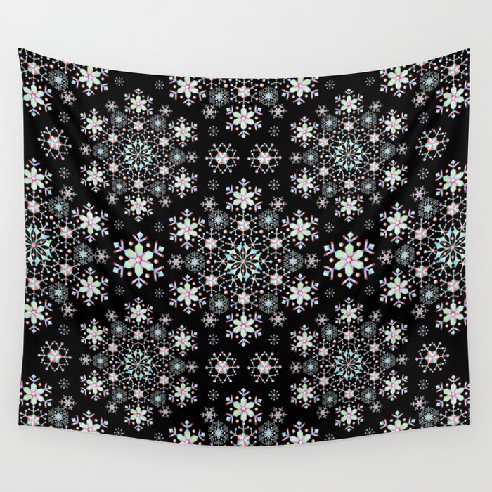 Snowflake Lace Wall Tapestry