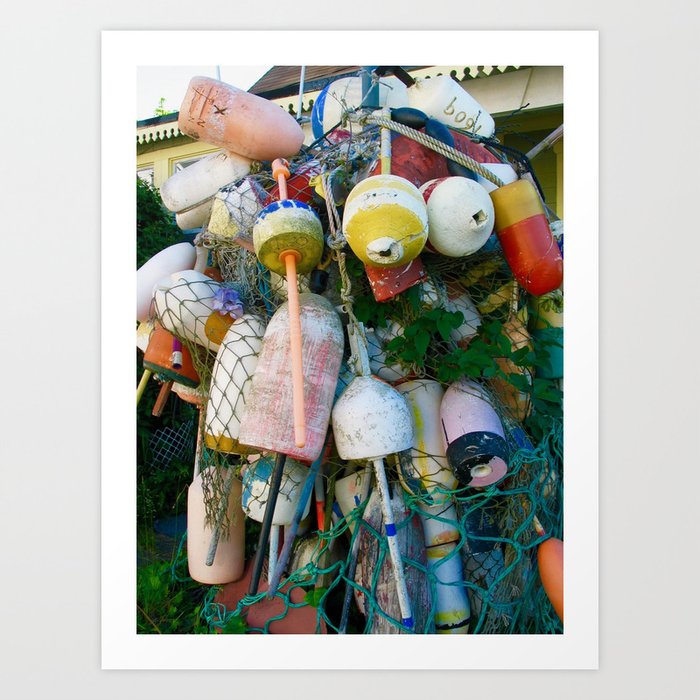 Lobster Trap Markers Art Print by MindSprung Society6