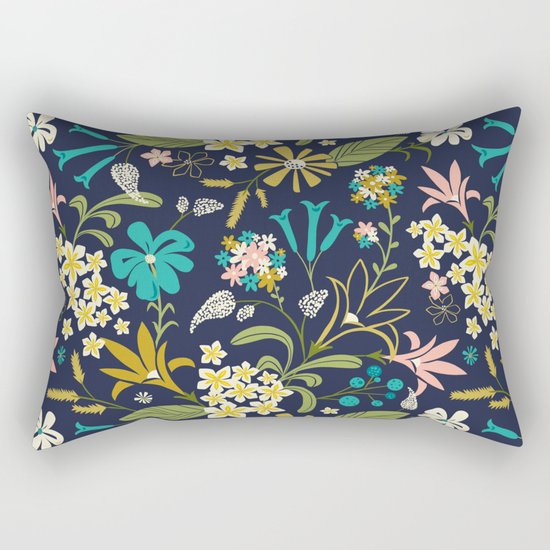Bella Midnight Rectangular Pillow