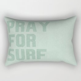 Pray For Surf (Tiles) Rectangular Pillow