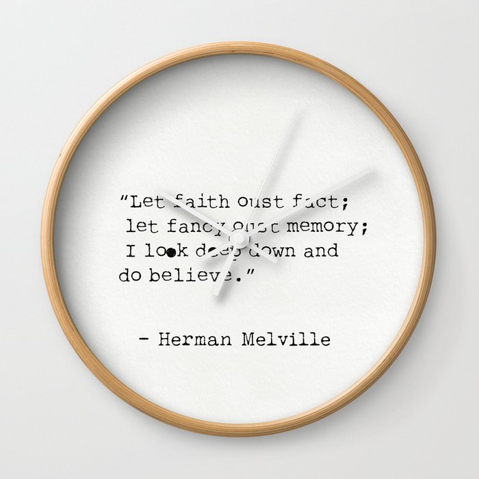Herman Melville quotes 15 Wall Clock