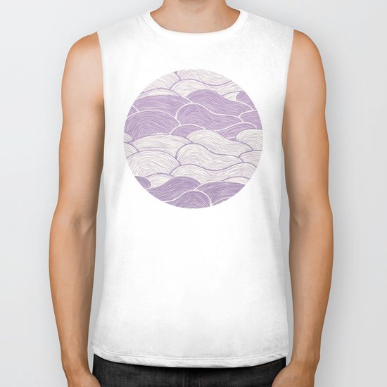 The Lavender Seas Biker Tank