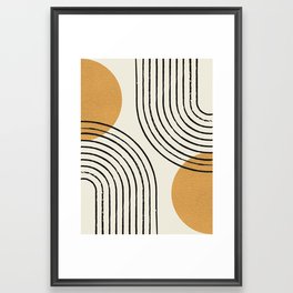 Sun Arch Double - Gold Framed Art Print
