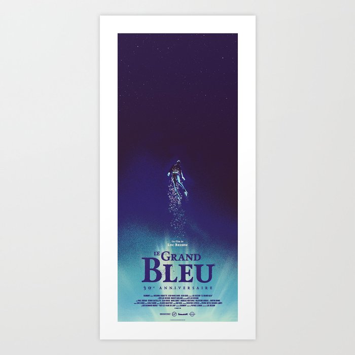 Le Grand Bleu Art Print