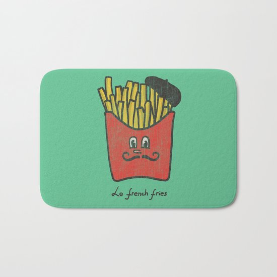 French Fries Bath Mat