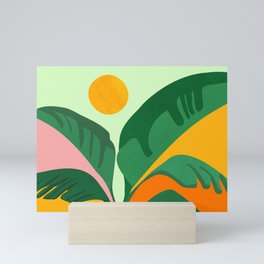 Things Are Looking Up 2 Wide View / Tropical Greenery Mini Art Print