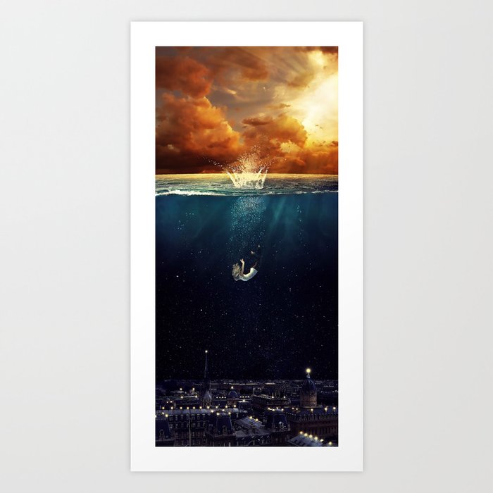 "Our Ends Are Beginnings" - Limited Print Art Print by