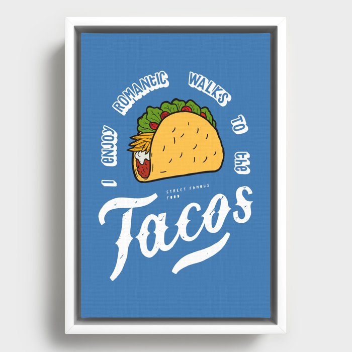 Taco Framed Canvas