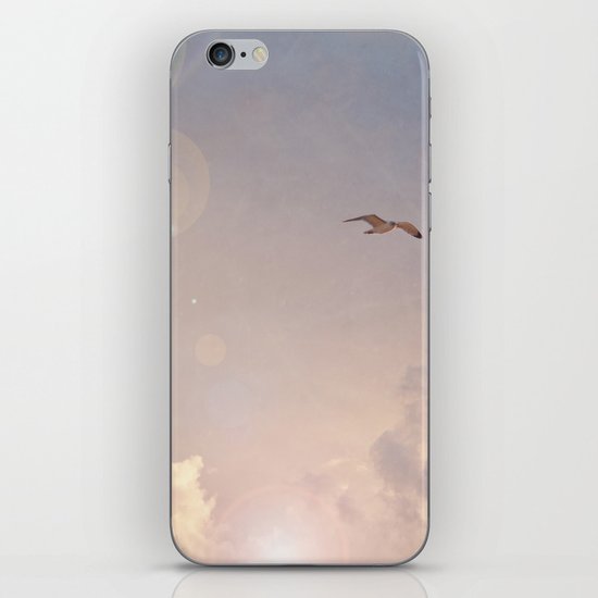 Seagull In the Clouds iPhone & iPod Skin