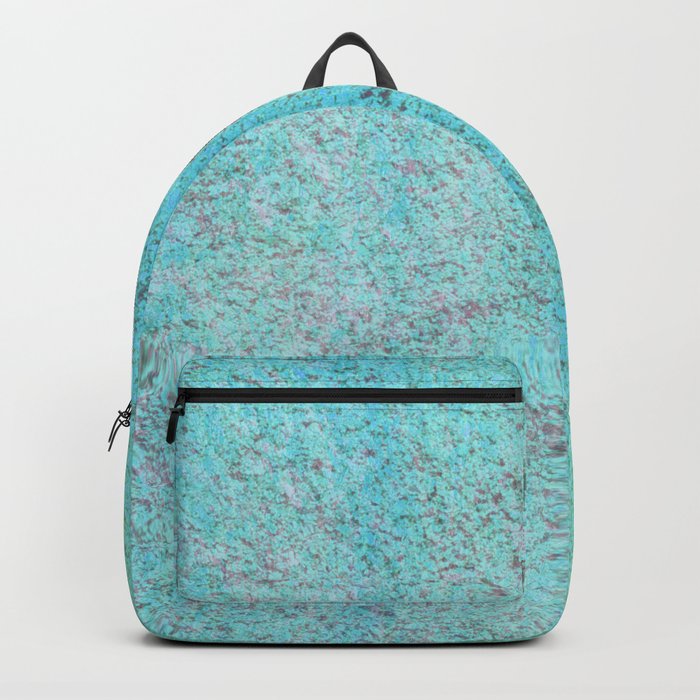 blue mint terry chenille Backpack