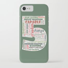 Life Path 5 (color background) iPhone Case