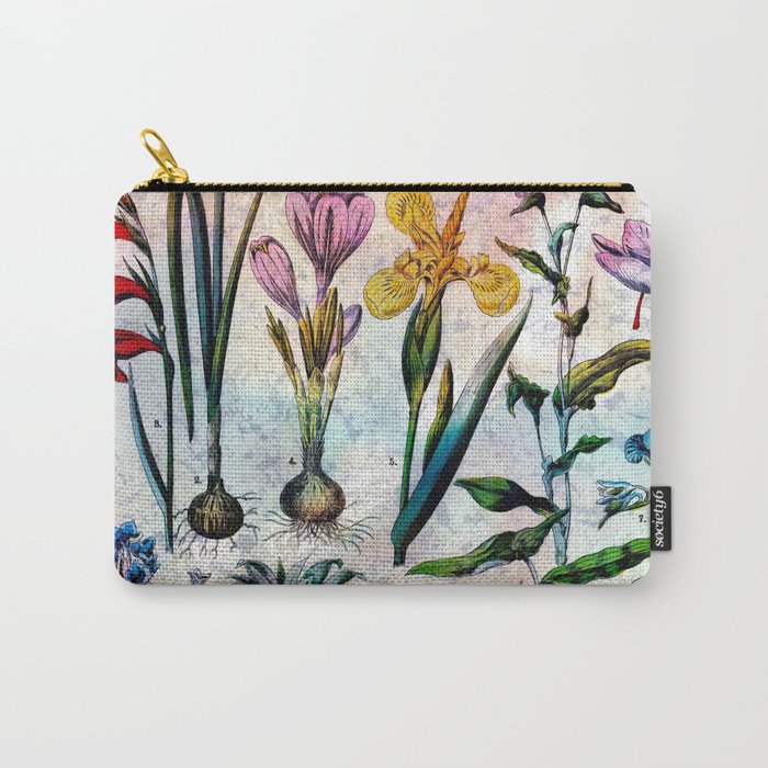 Bright Botanical Carry-All Pouch