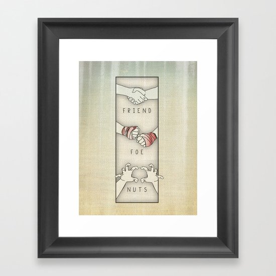 NUTS Framed Art Print