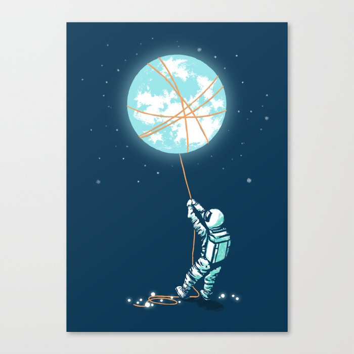 The collector Canvas Print