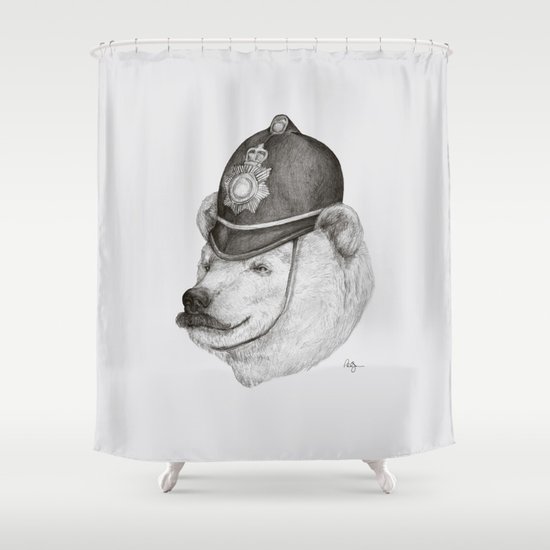 Bearly Legal Shower Curtain