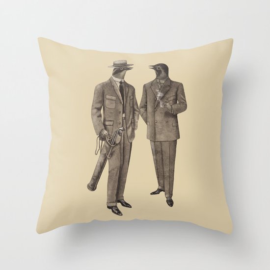Birds of a Feather Throw Pillow