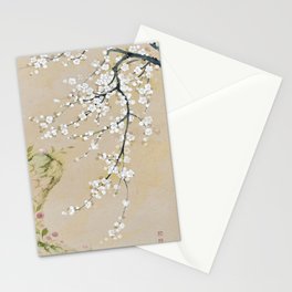Ume flower painting,korean painting. chinoiserie. Stationery Card