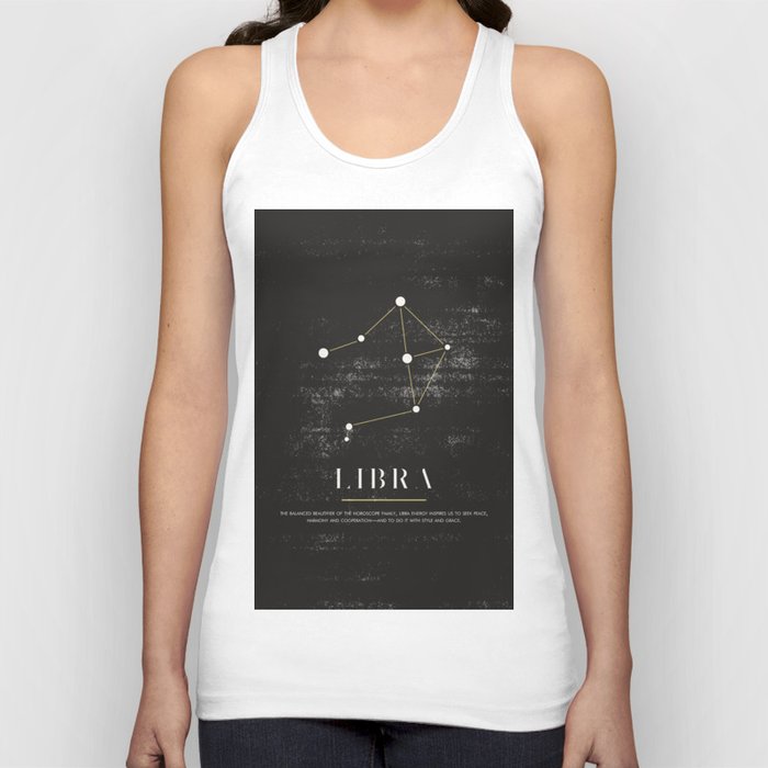 LIBRA - Zodiac Sign Illustration Tank Top