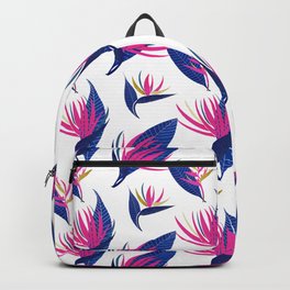 Magenta bird of paradise Backpack