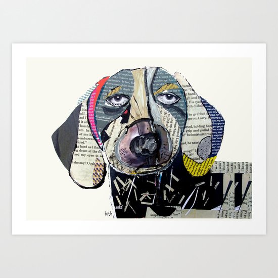 dachshund Art Print by Bri.buckley | Society6